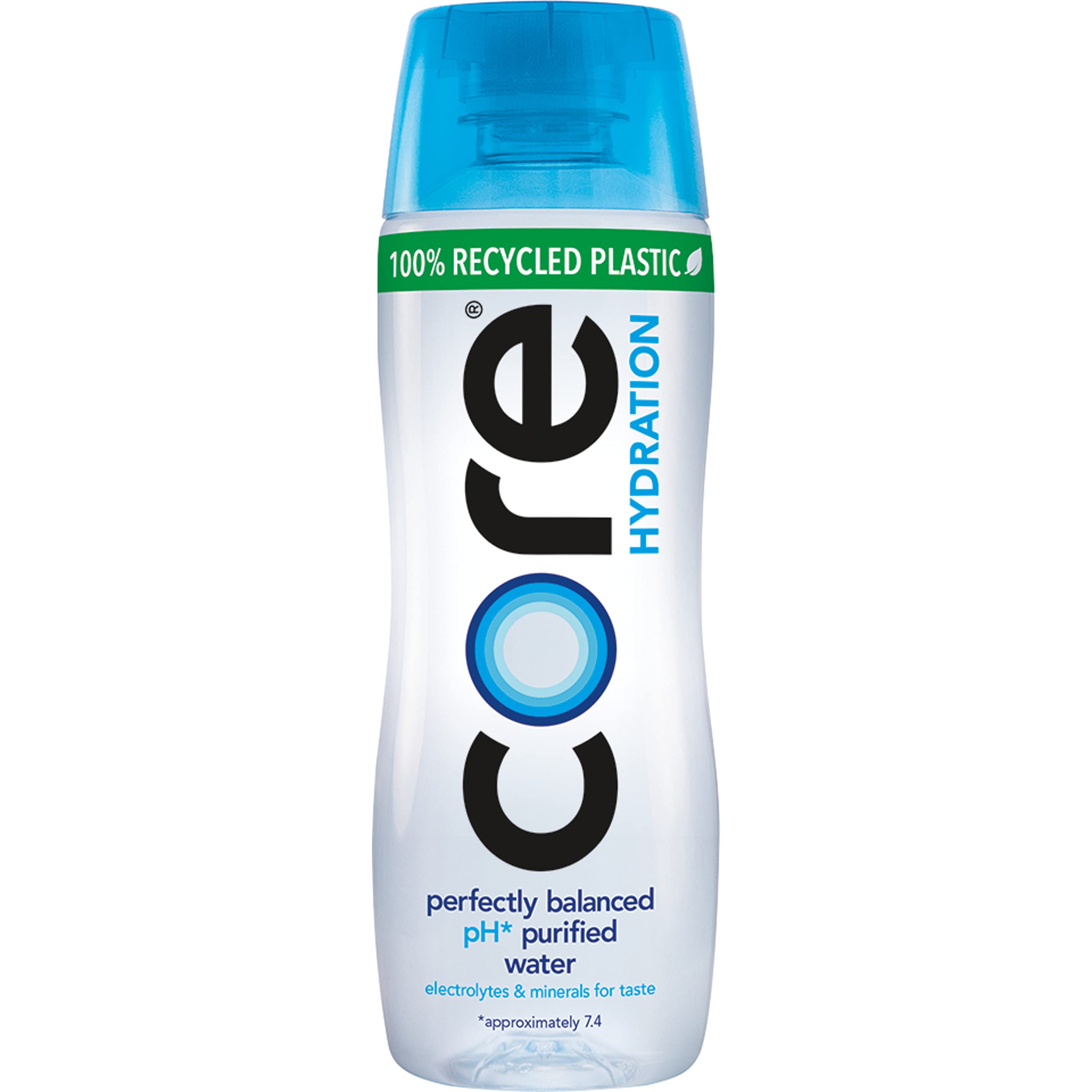 Core gotas en primer plano que muestran agua purificada y aspecto cristalino