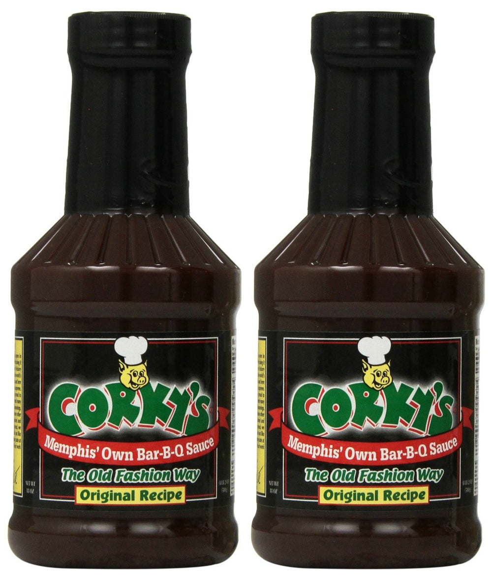CORKY'S frasco frontal pack de 2 mostrando presentación y uso inmediato