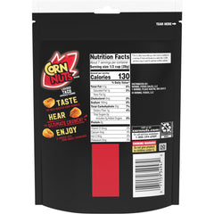 CORN NUTS textura crujiente en primer plano que destaca su tostado y grosor