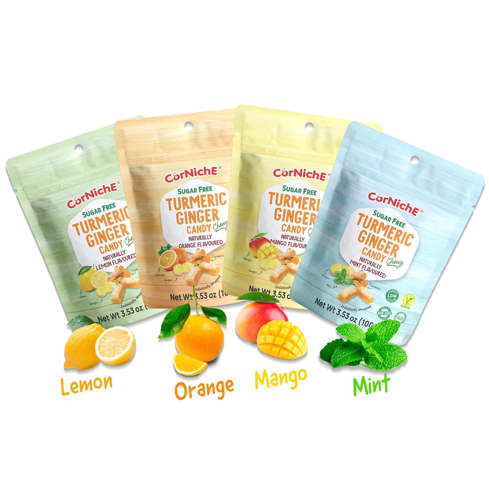 Corniche cuatro sabores desplegados, variedad y opciones de sabor