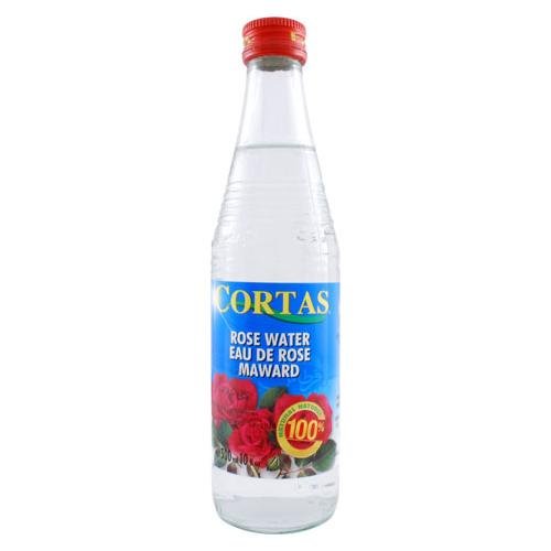 Cortas botella frontal mostrando etiqueta y tamaño práctico, añade aroma floral