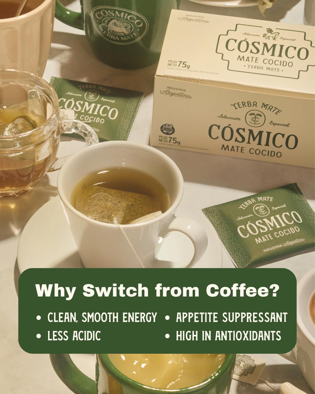 Cósmico escena de estilo de vida en oficina promoviendo concentración prolongada