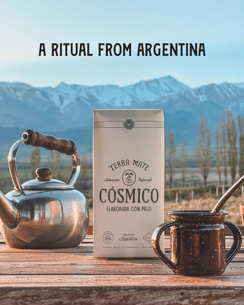 Cósmico etiqueta de producto destacando origen y prácticas éticas