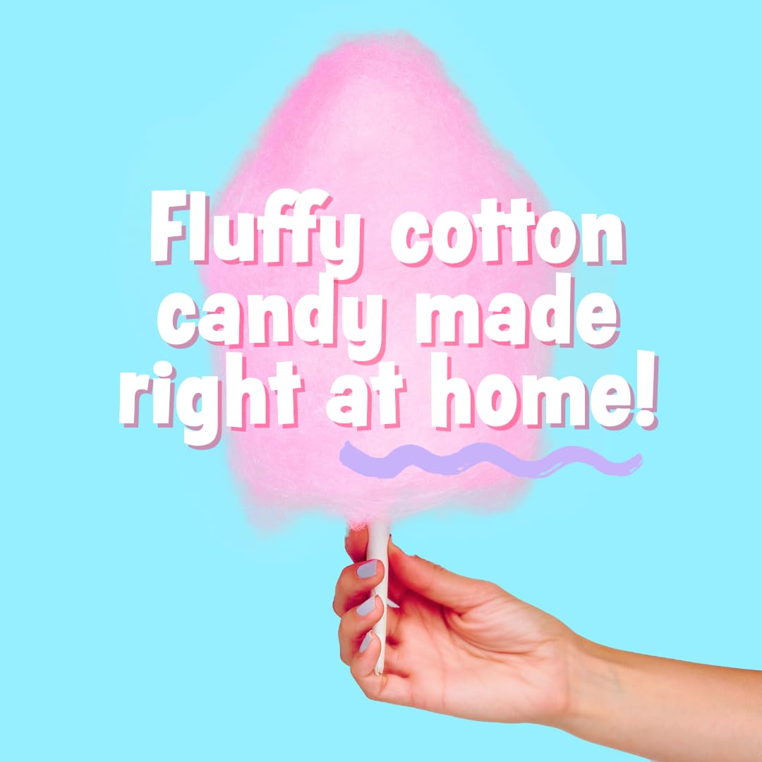 Cotton Candy Express pila de 50 conos de papel listos para servir fácilmente