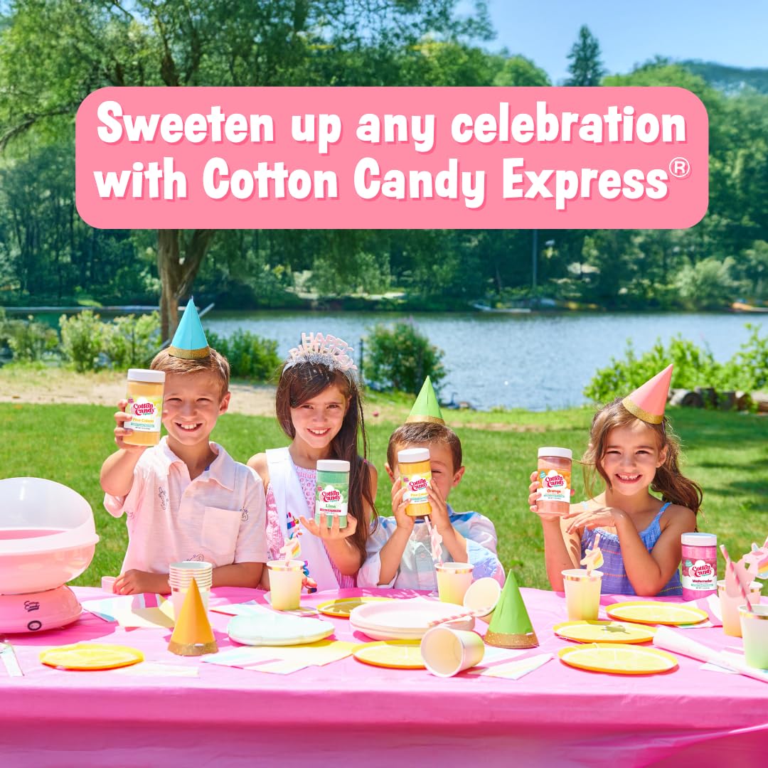 Cotton Candy Express tres sabores lado a lado para combinar y crear efectos