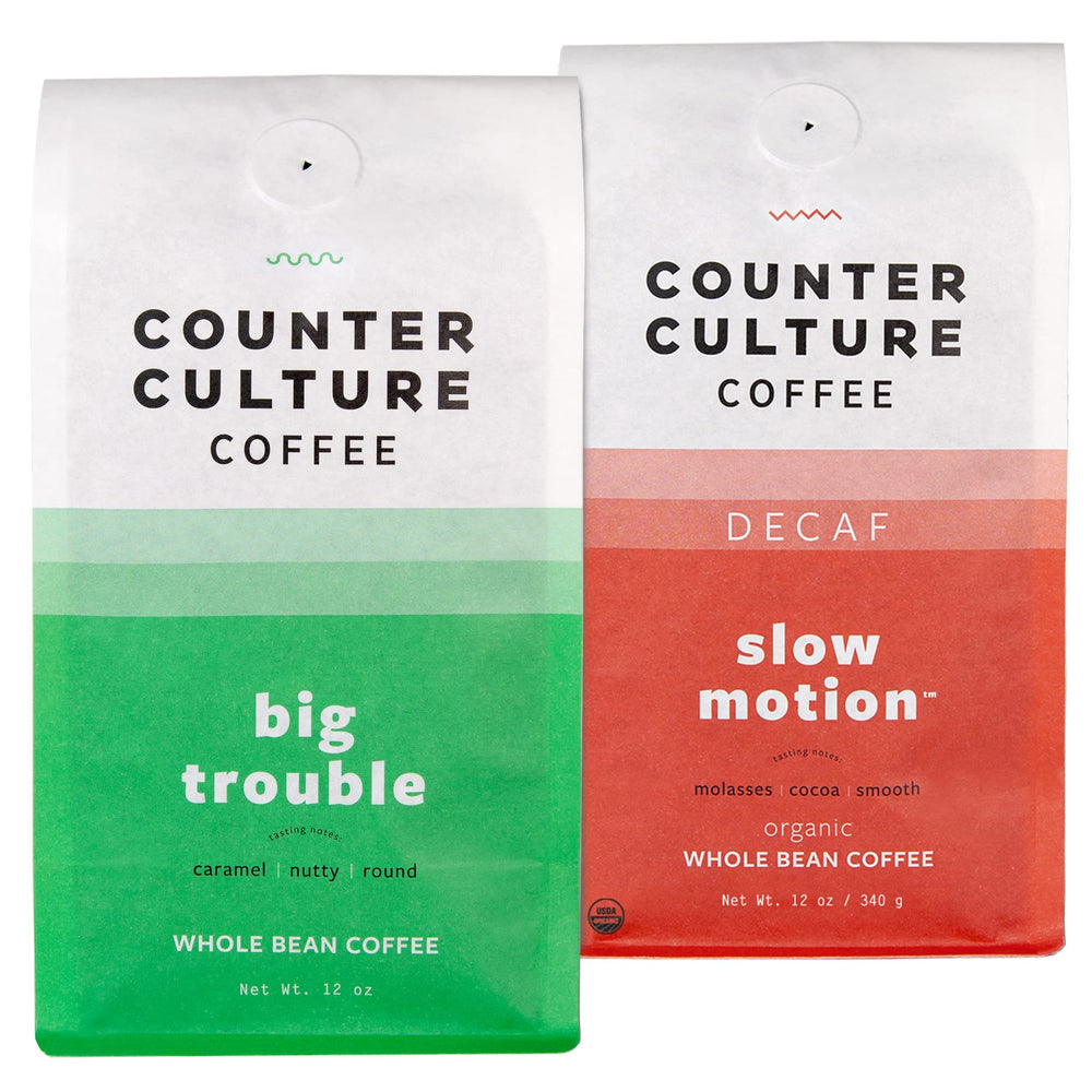 Counter Culture pack frontal con las dos bolsas, muestra conveniencia