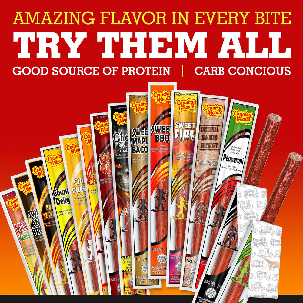 Country Meats palito en mano para comparar tamaño y porción práctica