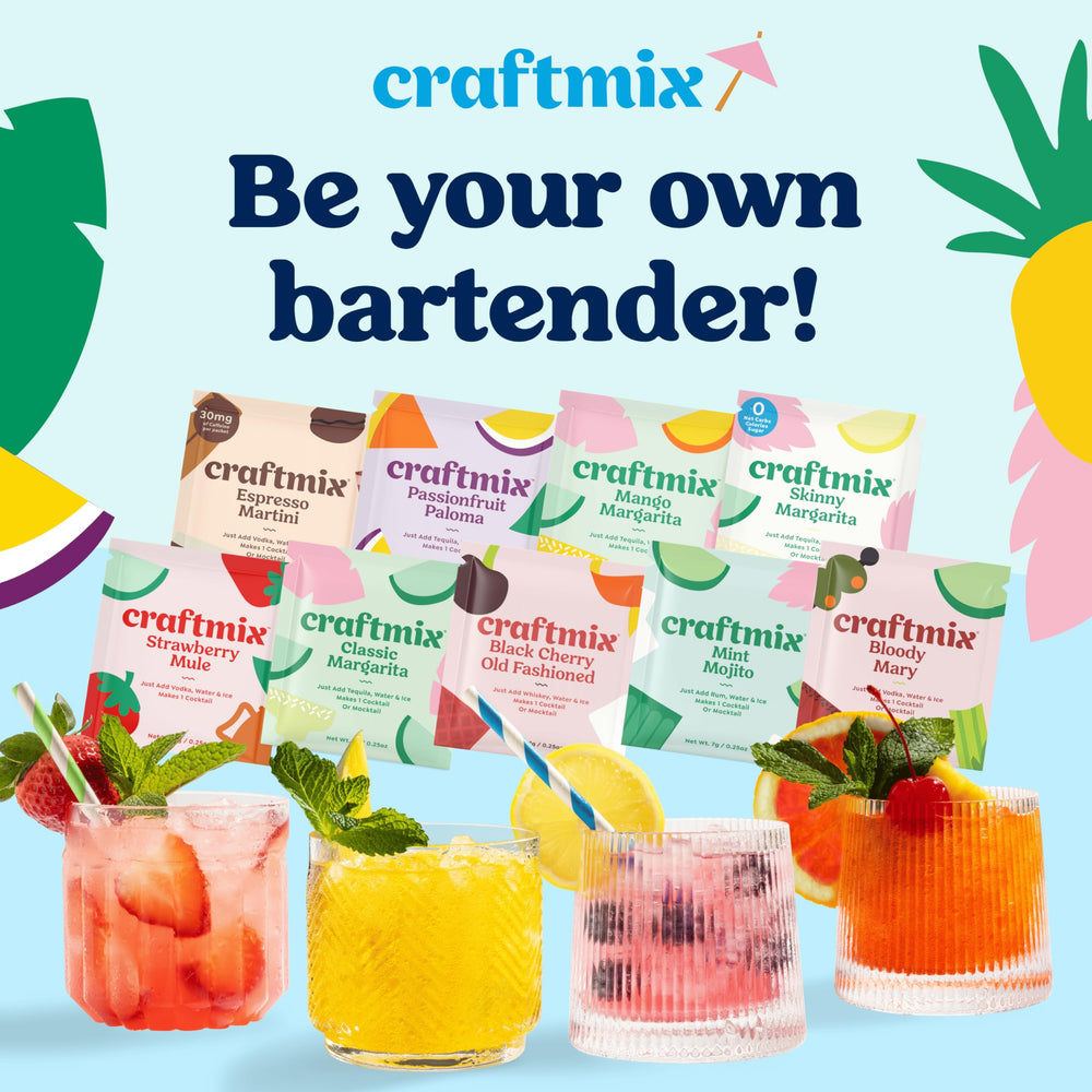 CRAFTMIX ingredientes naturales ilustrados, opción sin aditivos