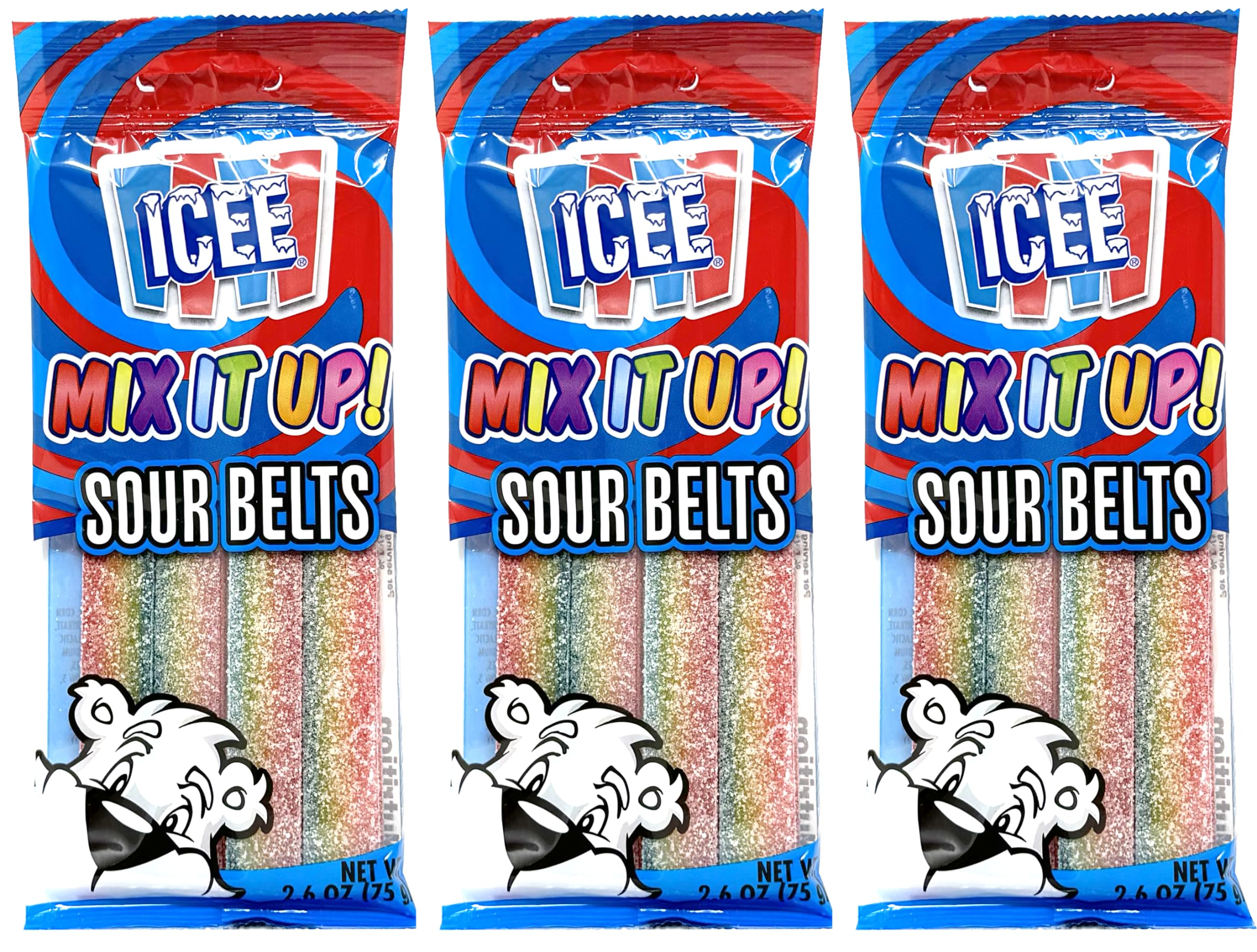 crait Icee pack frontal mostrando tres bolsas coloridas y fácil transporte