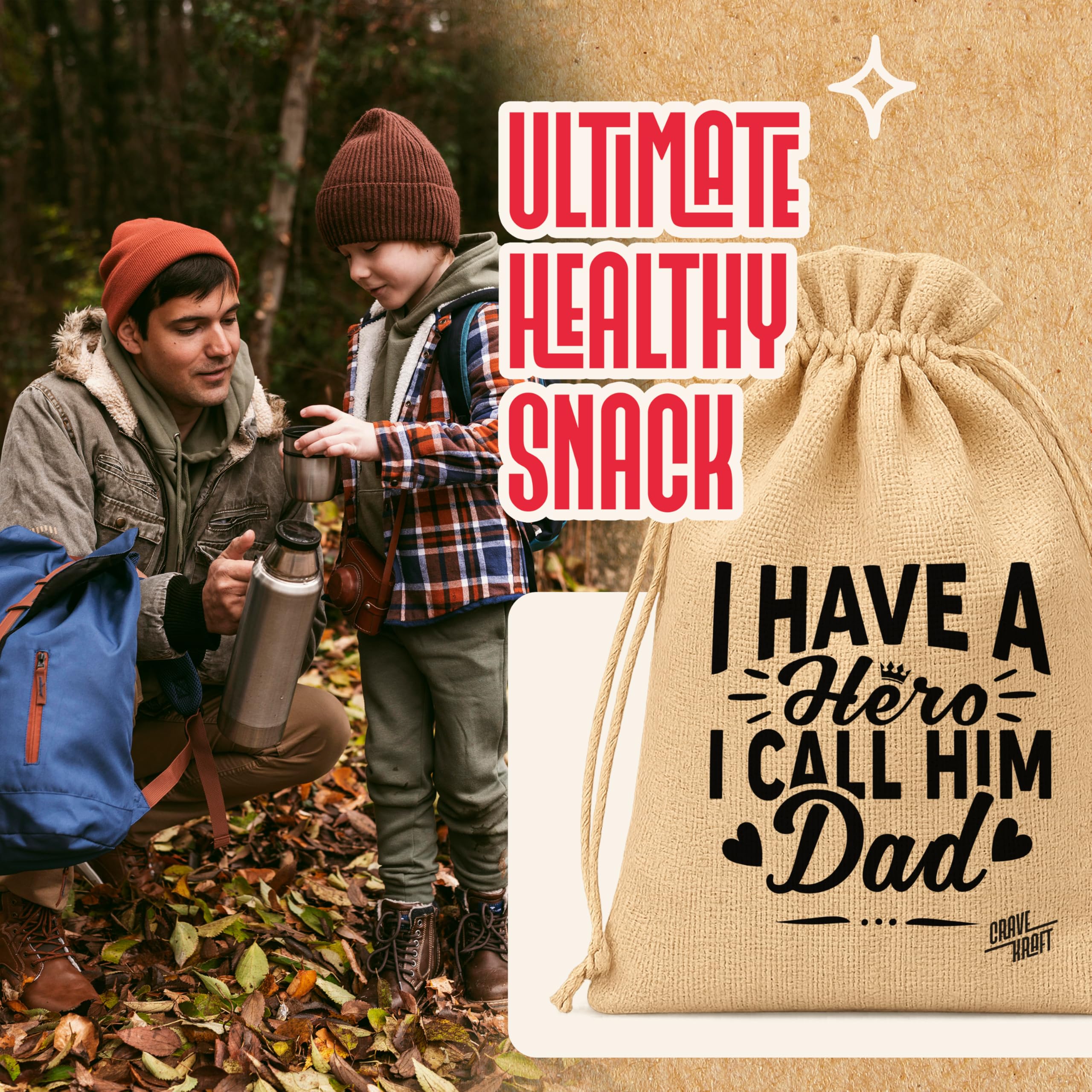 Cravekraft cesta en ambiente festivo ideal como regalo para papá