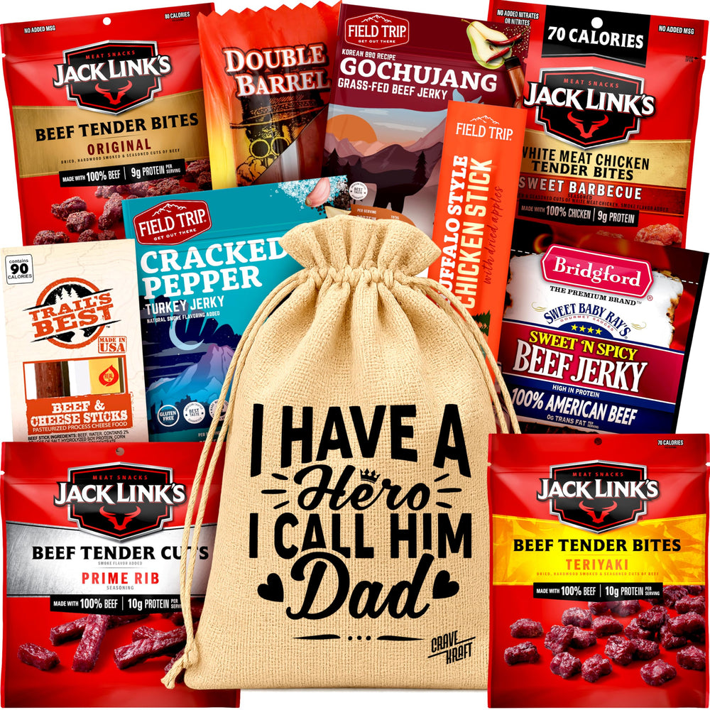 Cravekraft caja frontal con jerky lista para regalar y sorprender