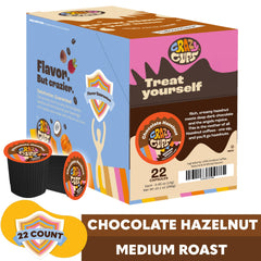 Taza servida de Crazy Cups Better Than Hazelnut con crema y aroma visible