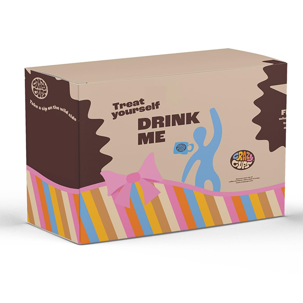 Crazy Cups etiqueta con ingredientes naturales y beneficios sin alérgenos