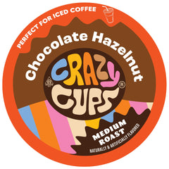 Crazy Cups frontal de la caja mostrando 22 cápsulas y diseño atractivo
