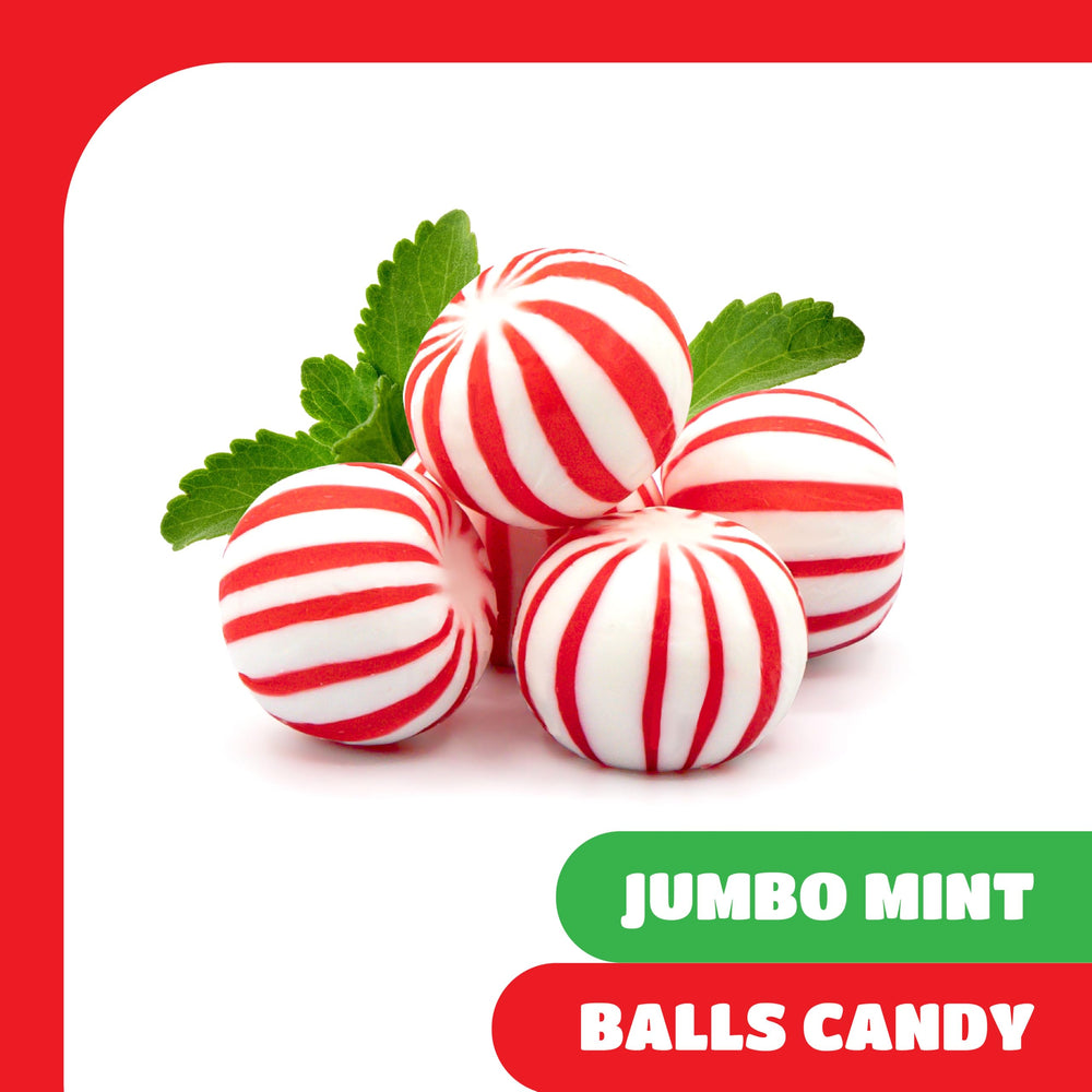 CRAZYOUTLET bol con mint balls en mesa de evento, decoración y dulces para invitados