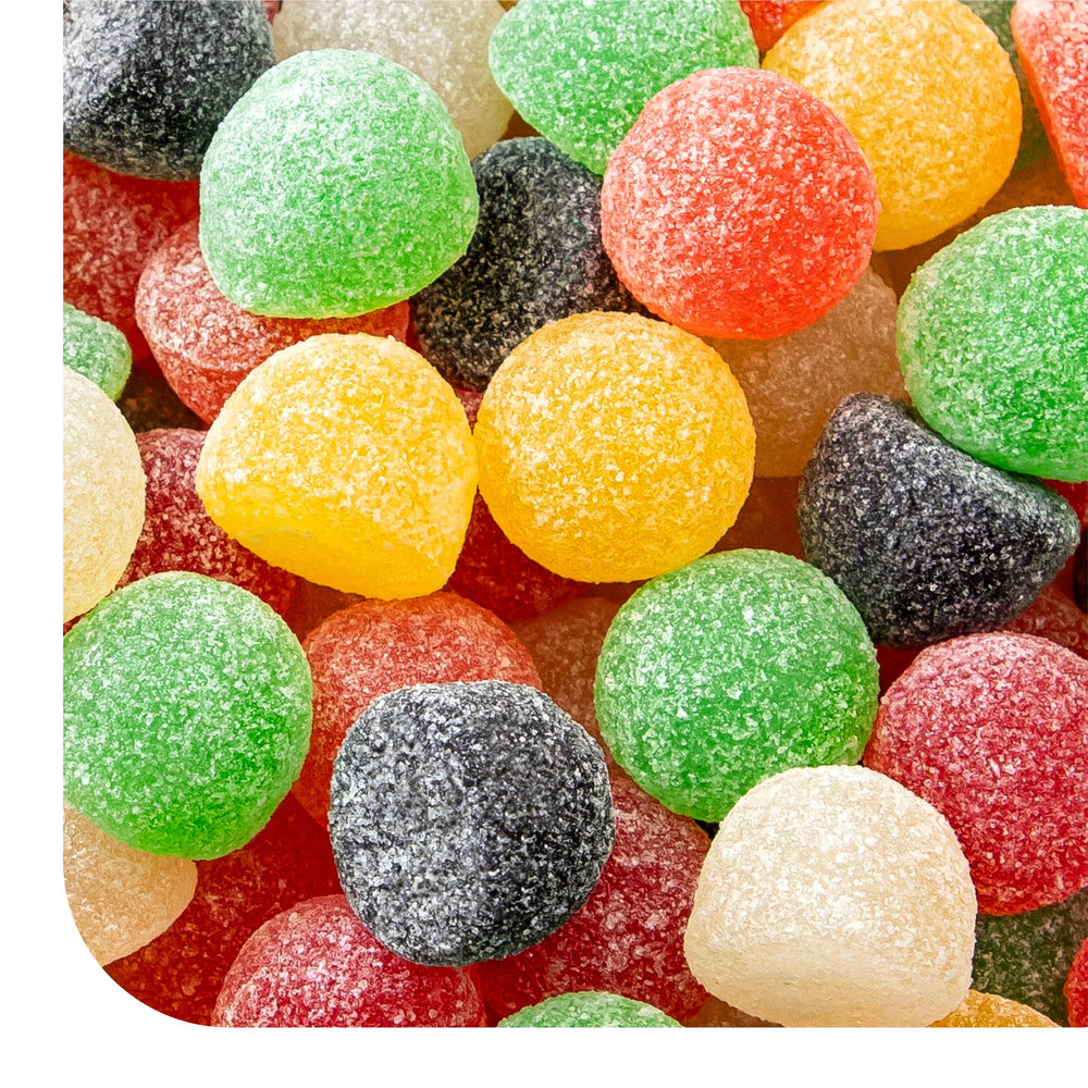 CRAZYOUTLET bolsa frontal con gomitas surtidas y colores llamativos para fiestas