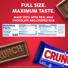Crunch detalle de textura con chocolate y arroz crujiente visible