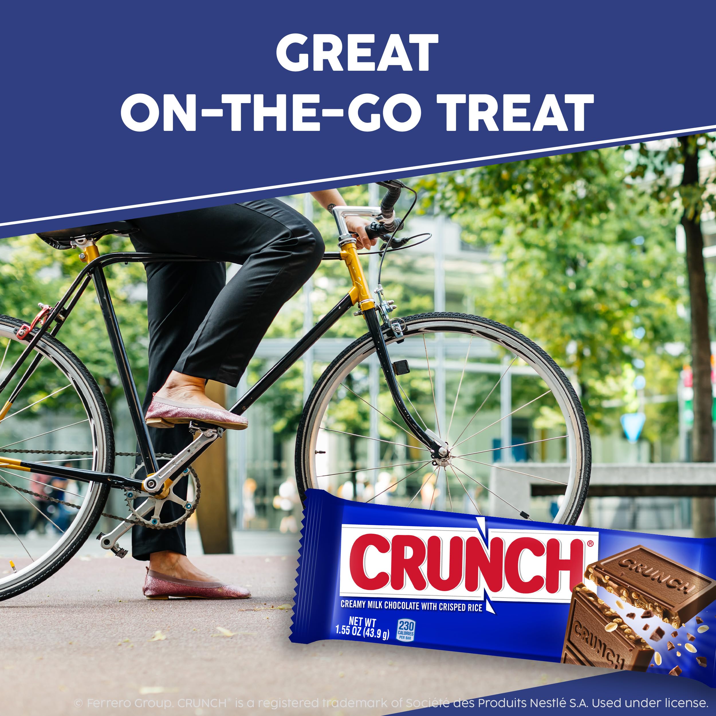 Crunch barras en un bol para fiesta, perfectas para compartir