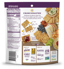 Crunchmaster galleta con untable y queso, ideal para aperitivos