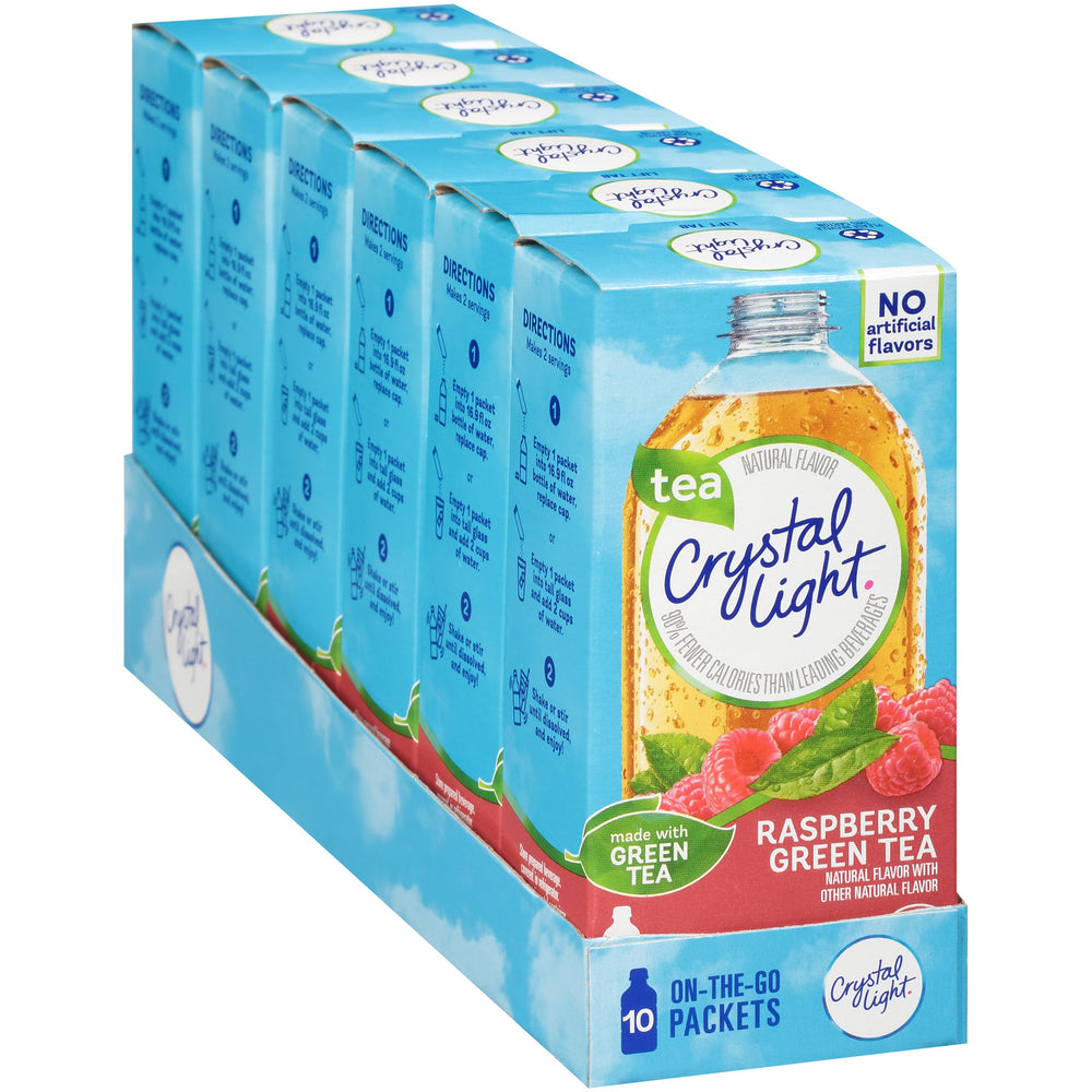 Crystal Light pack de 6 cajas ideal para almacenamiento prolongado