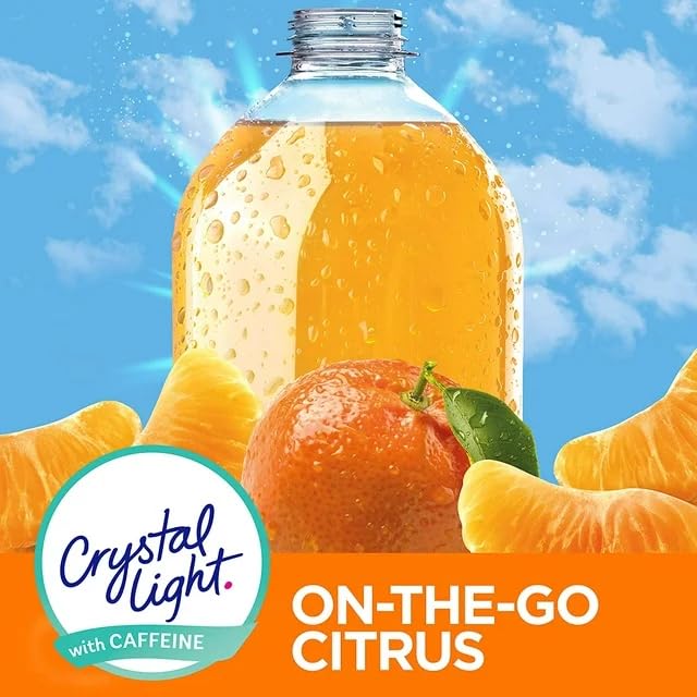 Crystal Light etiqueta nutricional mostrando 0 azúcar y 10 calorías ventaja