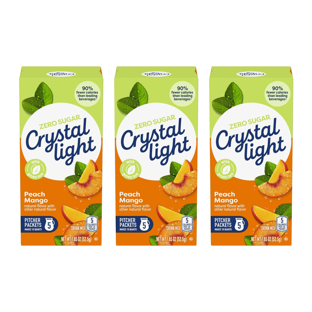 Crystal Light lata frontal mostrando diseño y conveniencia