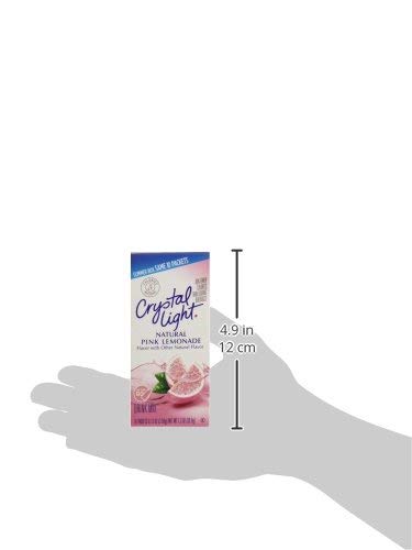 Crystal Light botella con limonada rosa en picnic, ideal para llevar fuera de casa
