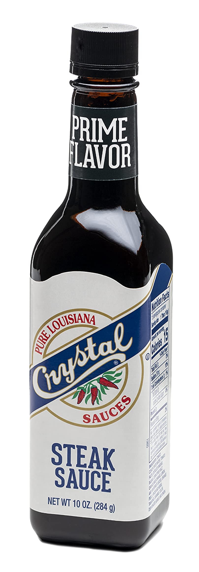 Crystal etiqueta con símbolos Kosher, Halal y sin gluten visibles
