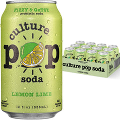 Culture Pop lata frontal con diseño cítrico y aspecto refrescante
