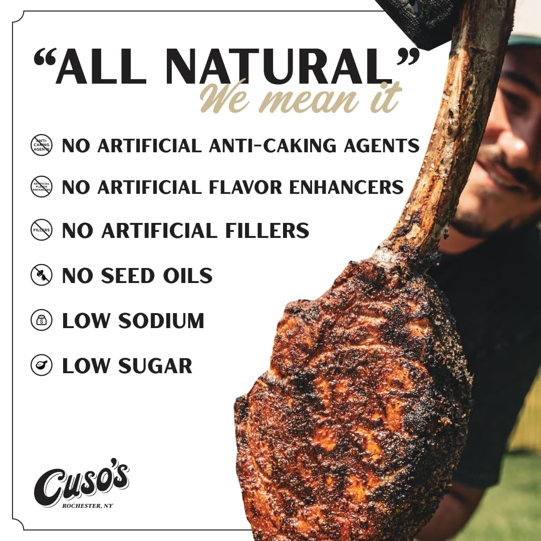 Cuso Cuts mezclado con aceite para marinar y potenciar sabores