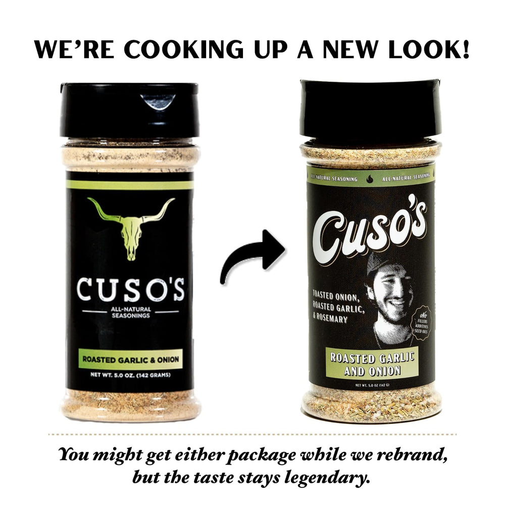 Cuso Cuts presentación con utensilios listos para cocinar