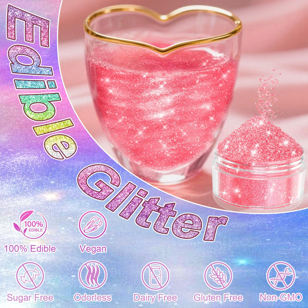 CxiRong glitter aplicado en cocktail aporta visual llamativo