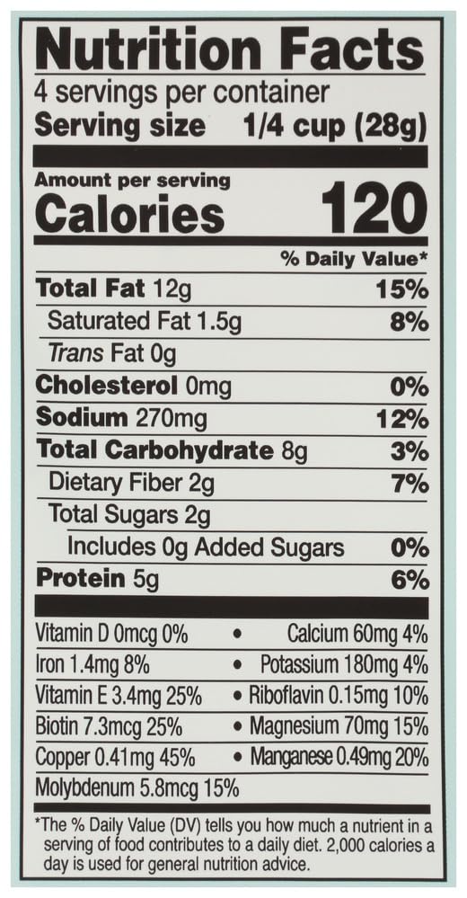 Daily Crunch etiqueta con ingredientes limpios y beneficios claros
