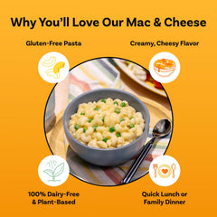 Daiya detalle de la salsa cremosa que aporta sabor cheddar vegetal