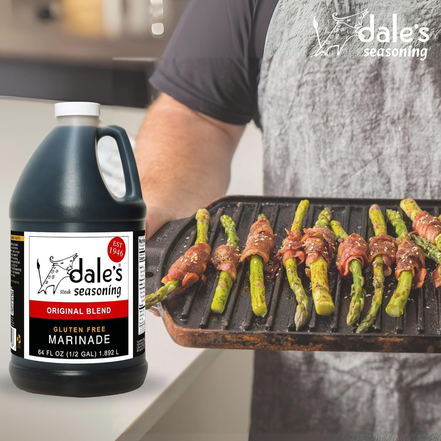 Dale's rociada en vegetales asados para caramelización y sabor
