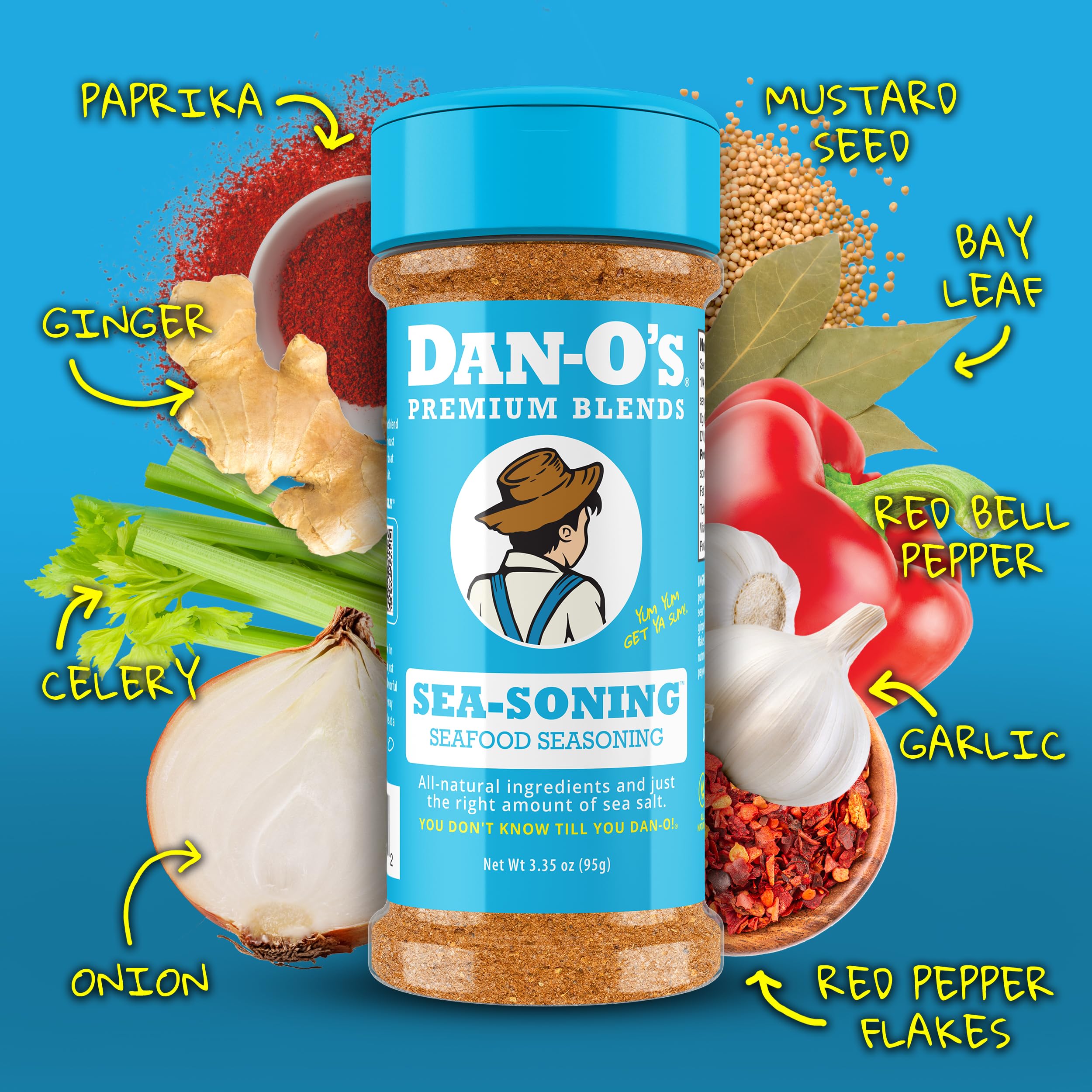 Dan-O's botella SEA-soning sobre pescado, realza sabores marinos y cítricos