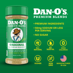Dan-O’s primer plano de textura e ingredientes para sabor intenso