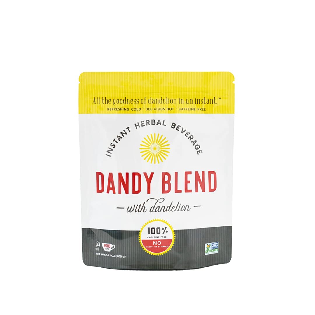 Dandy Blend frente del empaque mostrando la bolsa y beneficio de conveniencia
