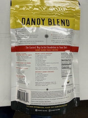 Dandy Blend textura del polvo instantáneo en primer plano, fácil disolución y mezcla rápida