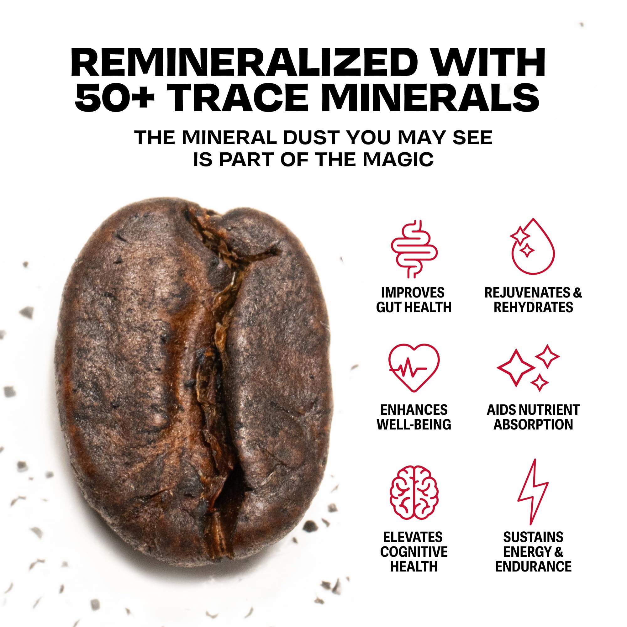 Danger Coffee vista cercana del molido para extracción más rica