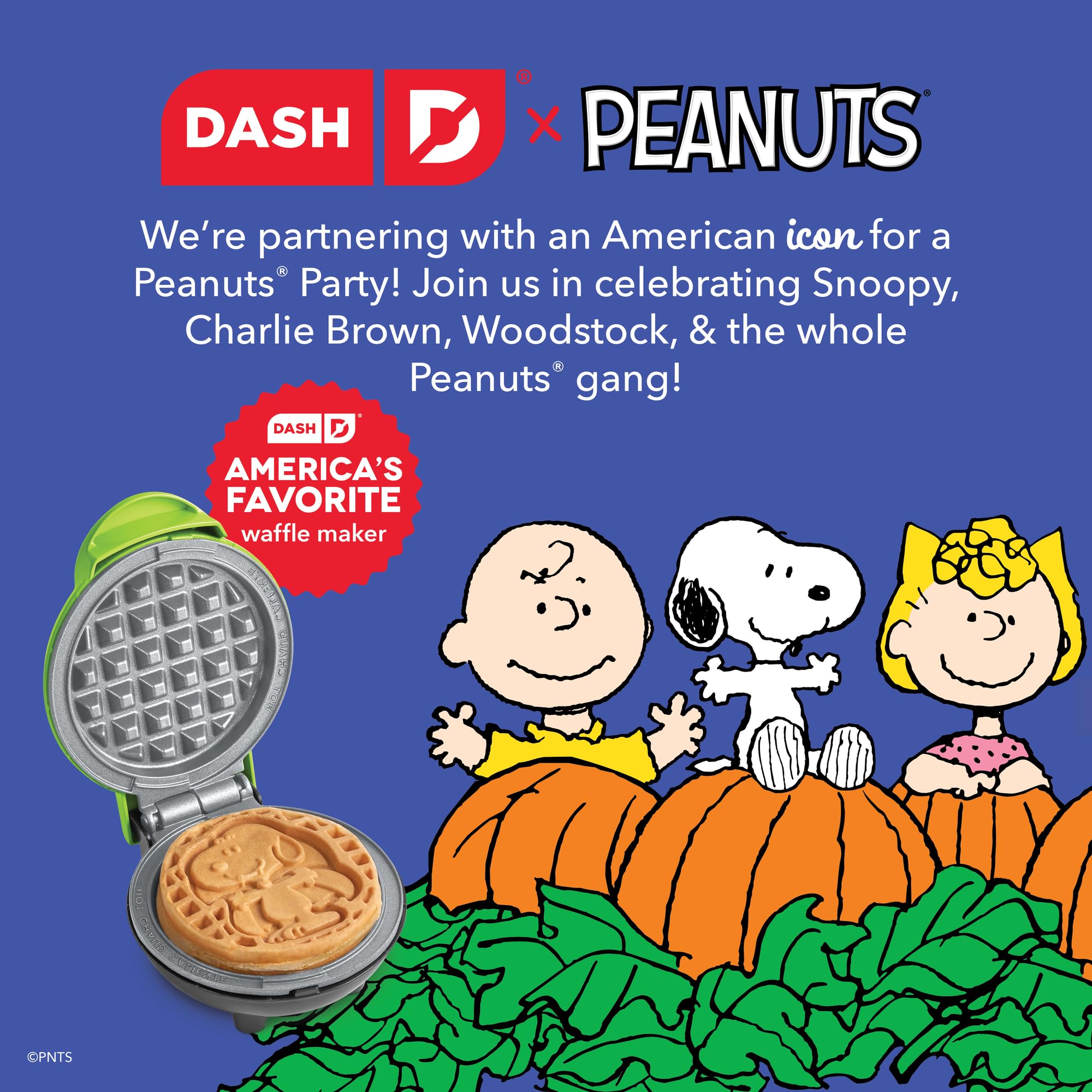 DASH Peanuts placas cerámicas CleanCoating™ abiertas mostrando textura antiadherente