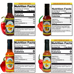 Dave's Gourmet Carolina Reaper enfoque en botella con textura y promesa de sabor intenso