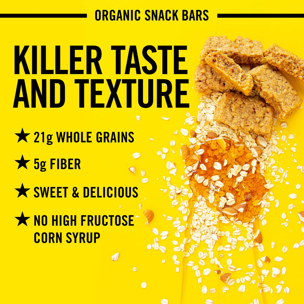 Dave's Killer Bread etiqueta nutricional con granos integrales y fibra