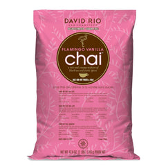 David Rio envase frontal Flamingo Vanilla, presentación clara y beneficiosa