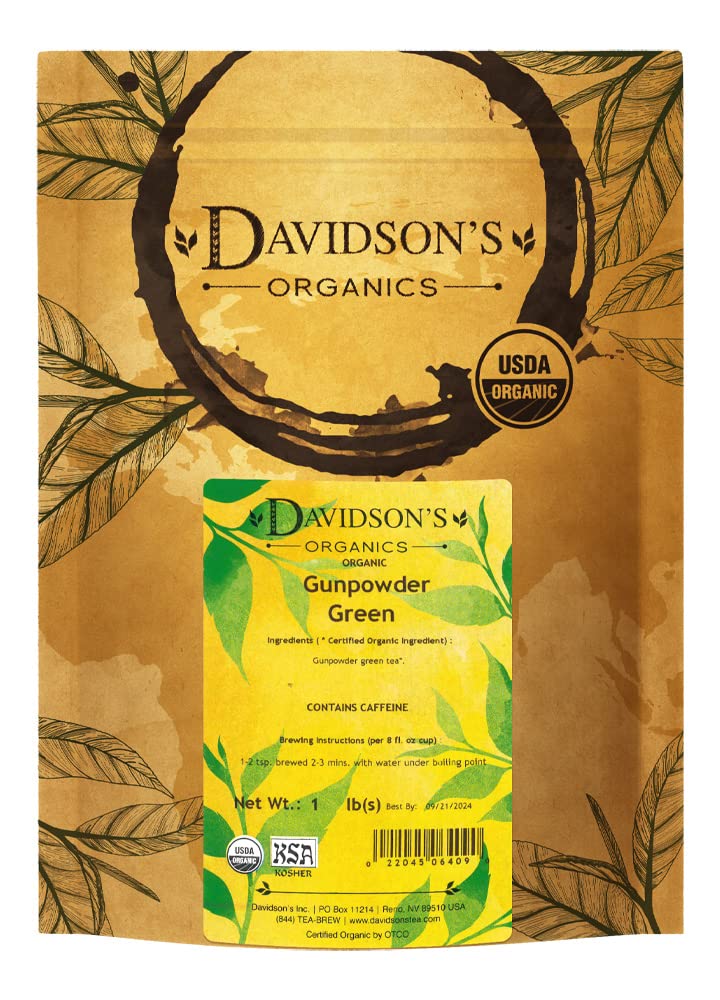 Davidson's frontal del envase mostrando bolsa orgánica y peso