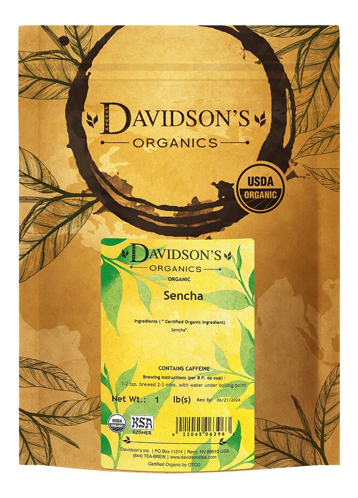 Davidson's frente del empaque de 16 oz mostrando el sello orgánico y claridad