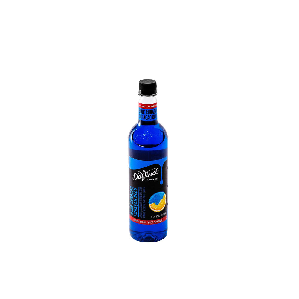 Cuatro botellas empaquetadas de DaVinci Gourmet lista para uso intensivo en negocio