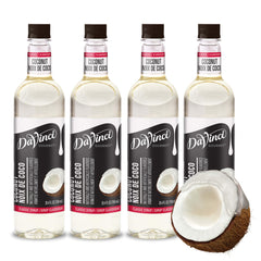 DaVinci Gourmet frente del empaque mostrando botella y etiqueta, facilita identificación