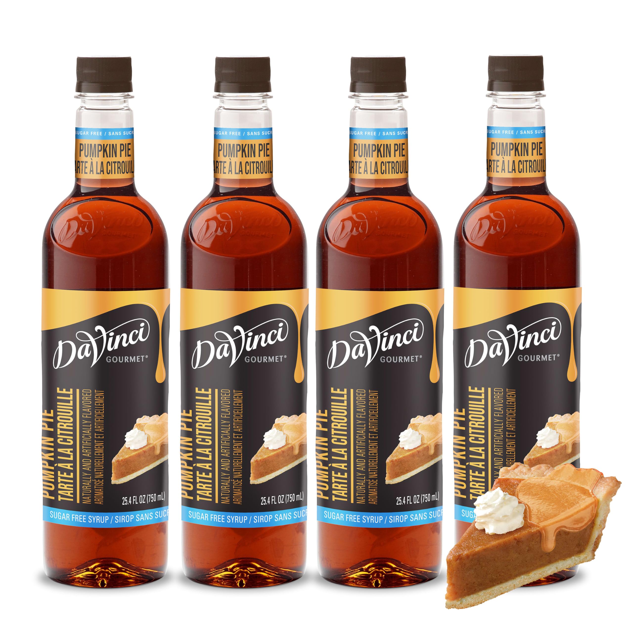 DaVinci Gourmet botella frontal mostrando el envase y aroma otoñal