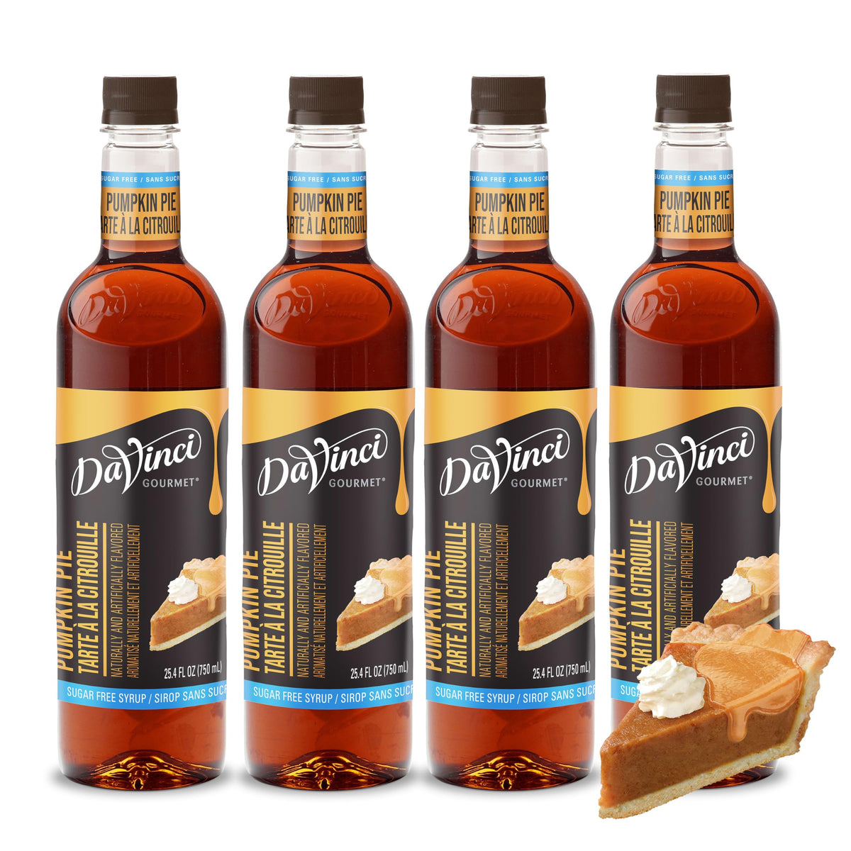 DaVinci Gourmet botella frontal mostrando el envase y aroma otoñal